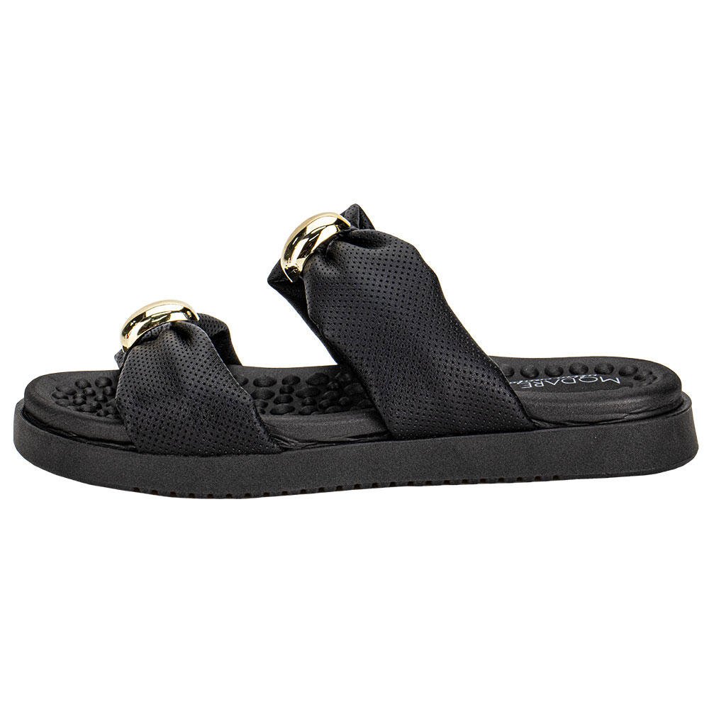 TAMANCO FEMININO FLAT MODARE 7178122 Preto 2