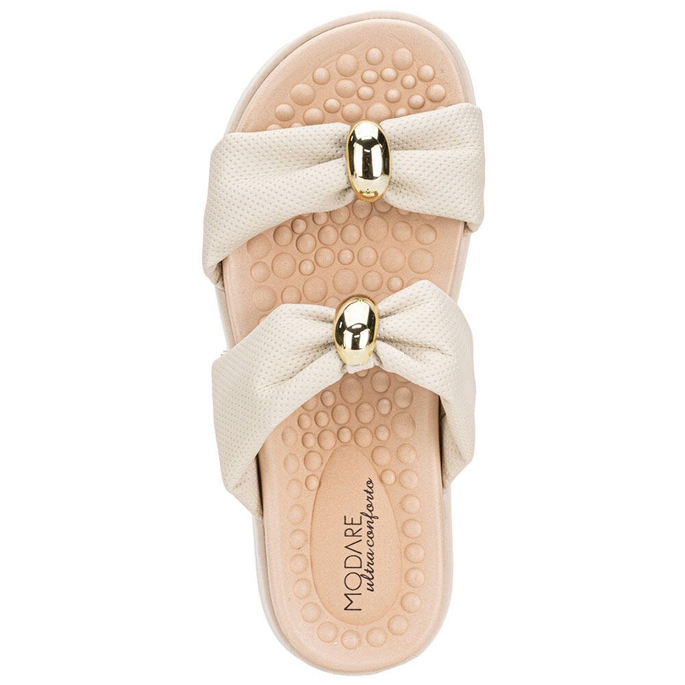 TAMANCO FEMININO FLAT MODARE 7178122 Marfim 5