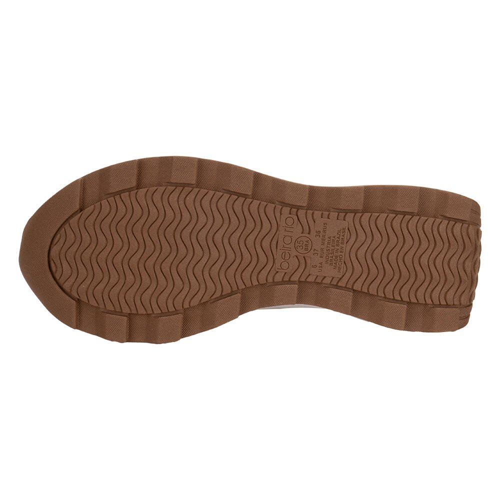 TÊNIS FEMININO BEIRA RIO 4328106 Branco/Bege 5