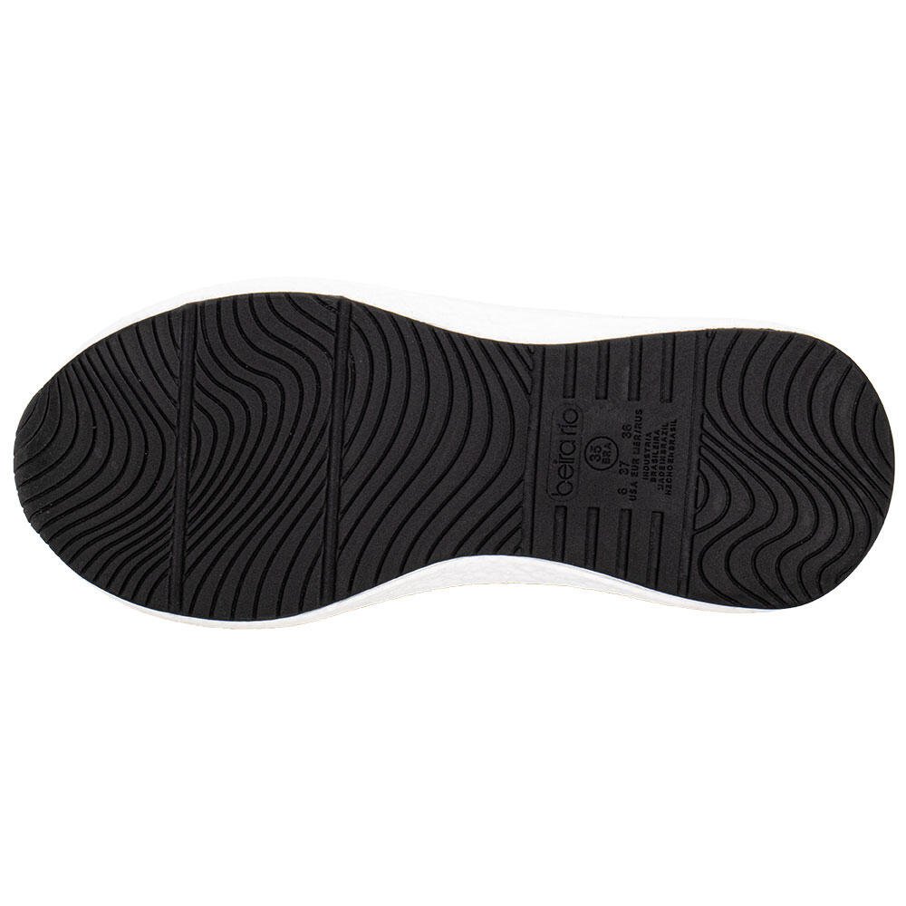 TÊNIS FEMININO CASUAL BEIRA RIO 4327102 Preto/Cinza 4