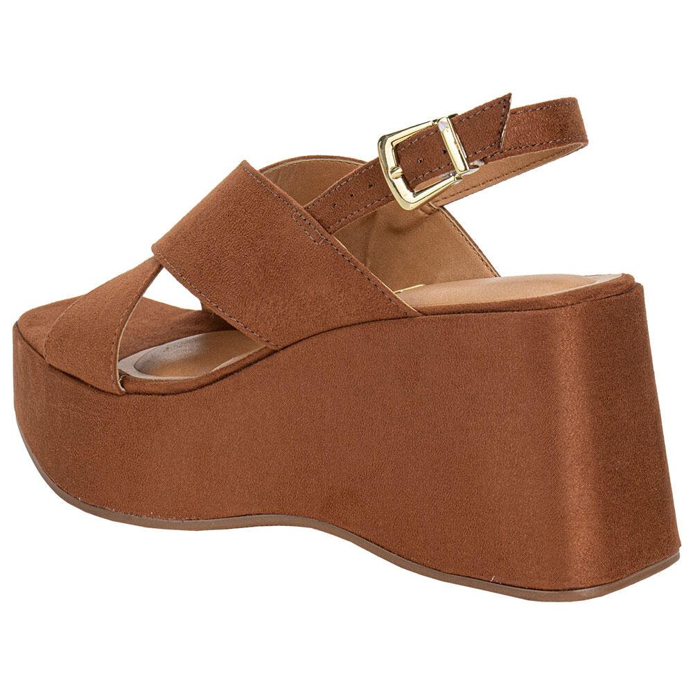 SANDÁLIA FEMININA ANABELA VIZZANO 6559101 Camel 3