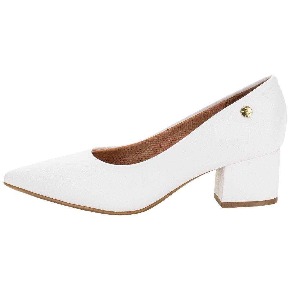 SAPATO FEMININO SALTO GROSSO VIZZANO 1220315 Branco 2