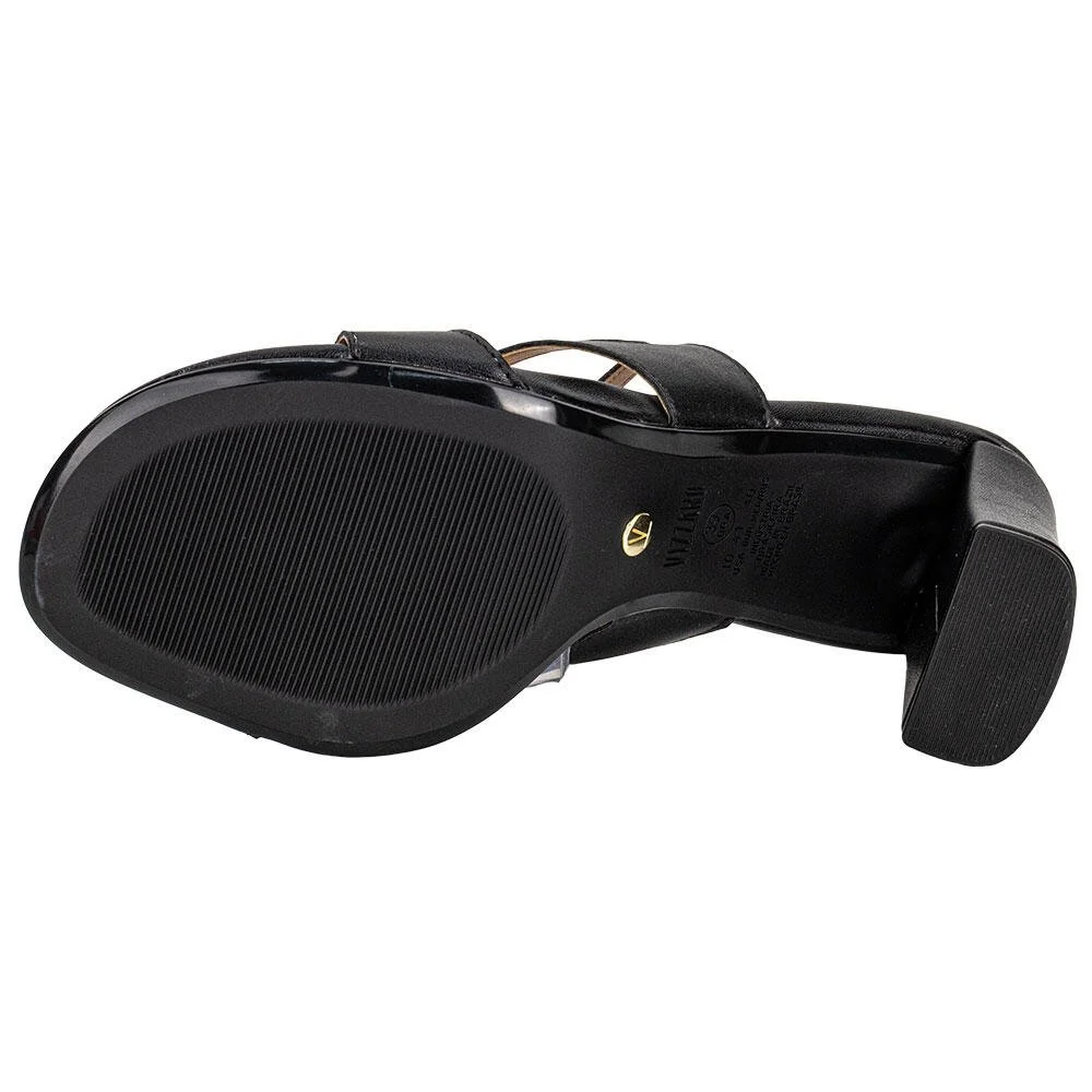 SANDÁLIA FEMININA SALTO GROSSO VIZZANO 6550102 Preto 3