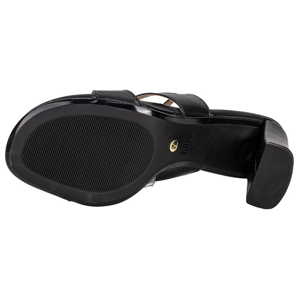 SANDÁLIA FEMININA SALTO GROSSO VIZZANO 6550102 Preto 4