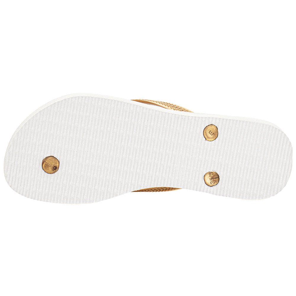 CHINELO FEMININO SLIM ORGANIC HAVAIANAS 4132823 Branco/Dourado 5