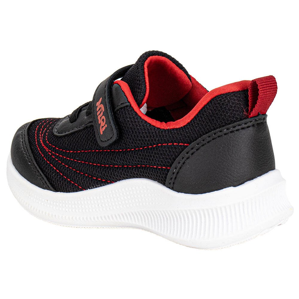 TÊNIS INFANTIL NILQI 23301 Preto/Vermelho 3