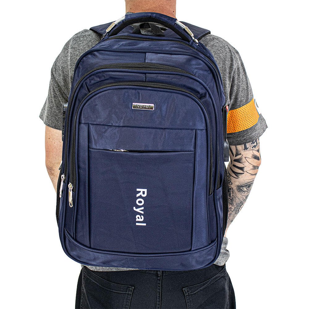 MOCHILA MASCULINA ROYAL STYLE 2107 Marinho 2