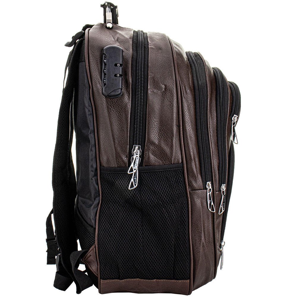 MOCHILA MASCULINA ROYAL STYLE R3502 Café 3