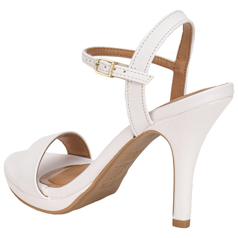 SANDÁLIA FEMININA SALTO FINO VIZZANO 62101019 Branco 2