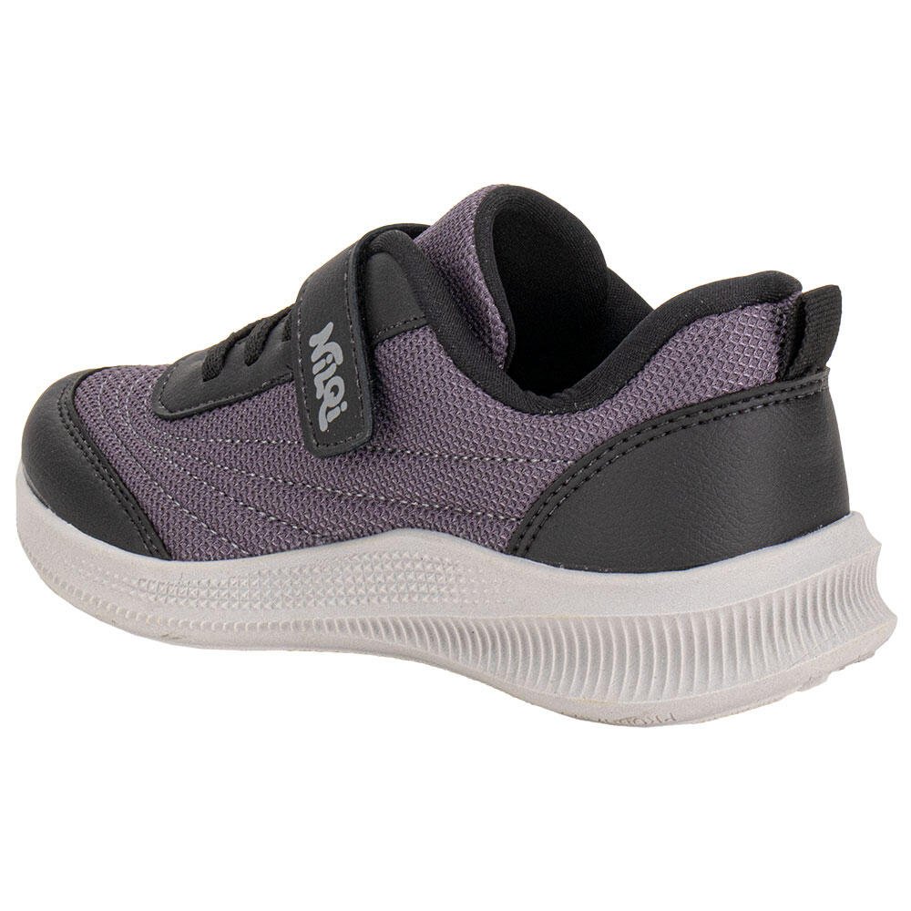 TÊNIS INFANTIL NILQI 23401 Preto/Cinza 3