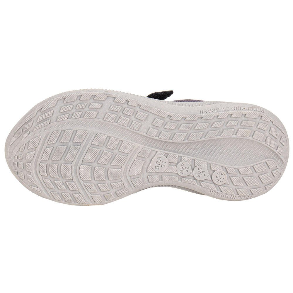 TÊNIS INFANTIL NILQI 23401 Preto/Cinza 4