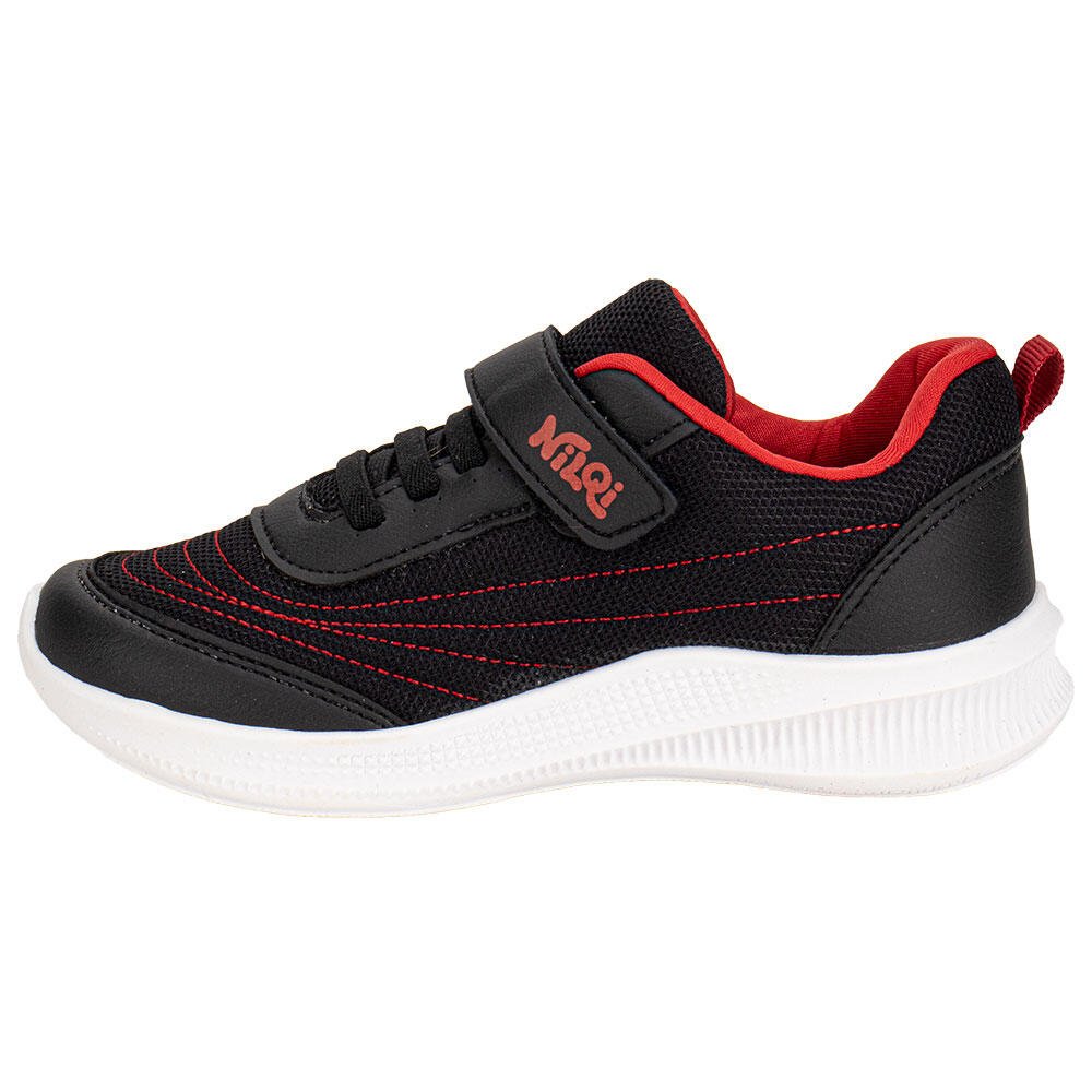 TÊNIS INFANTIL NILQI 23401 Preto/Vermelho 2