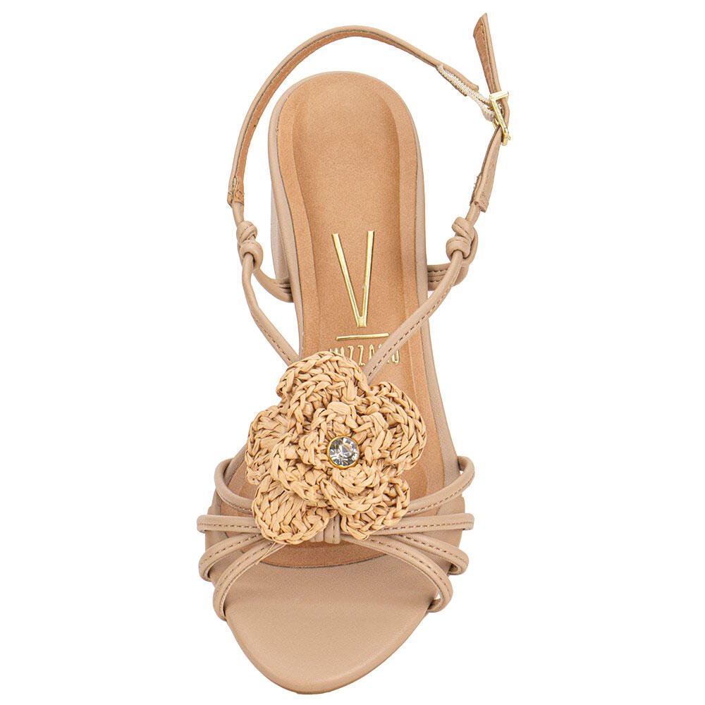 SANDÁLIA FEMININA SALTO GROSSO VIZZANO 62911193 Bege 3