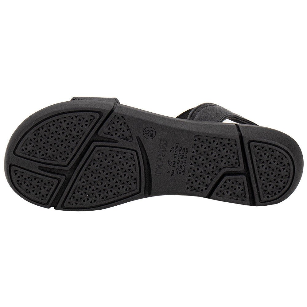 SANDÁLIA FEMININA FLAT MODARE 7199103 Preto 3