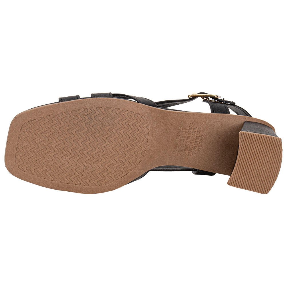 SANDÁLIA FEMININA SALTO GROSSO MISSISSIPI MF233 Preto 4