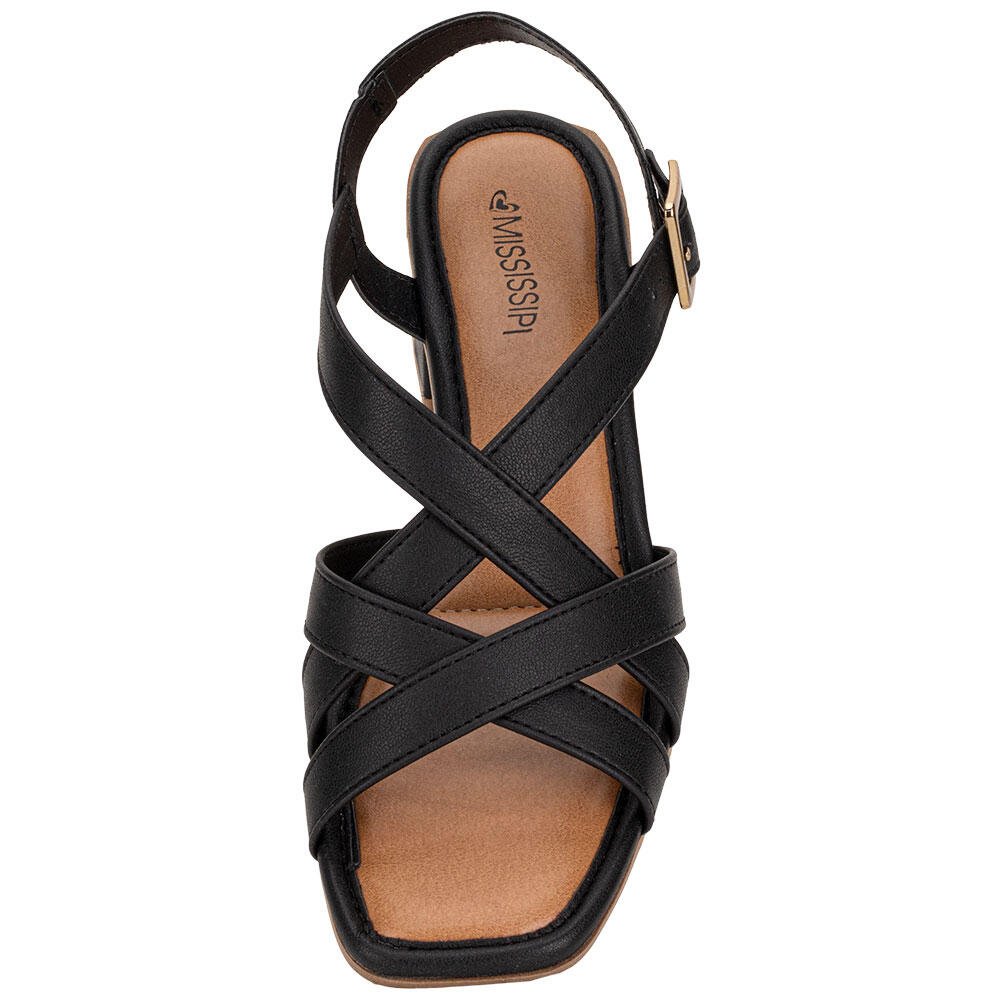 SANDÁLIA FEMININA SALTO GROSSO MISSISSIPI MF233 Preto 5
