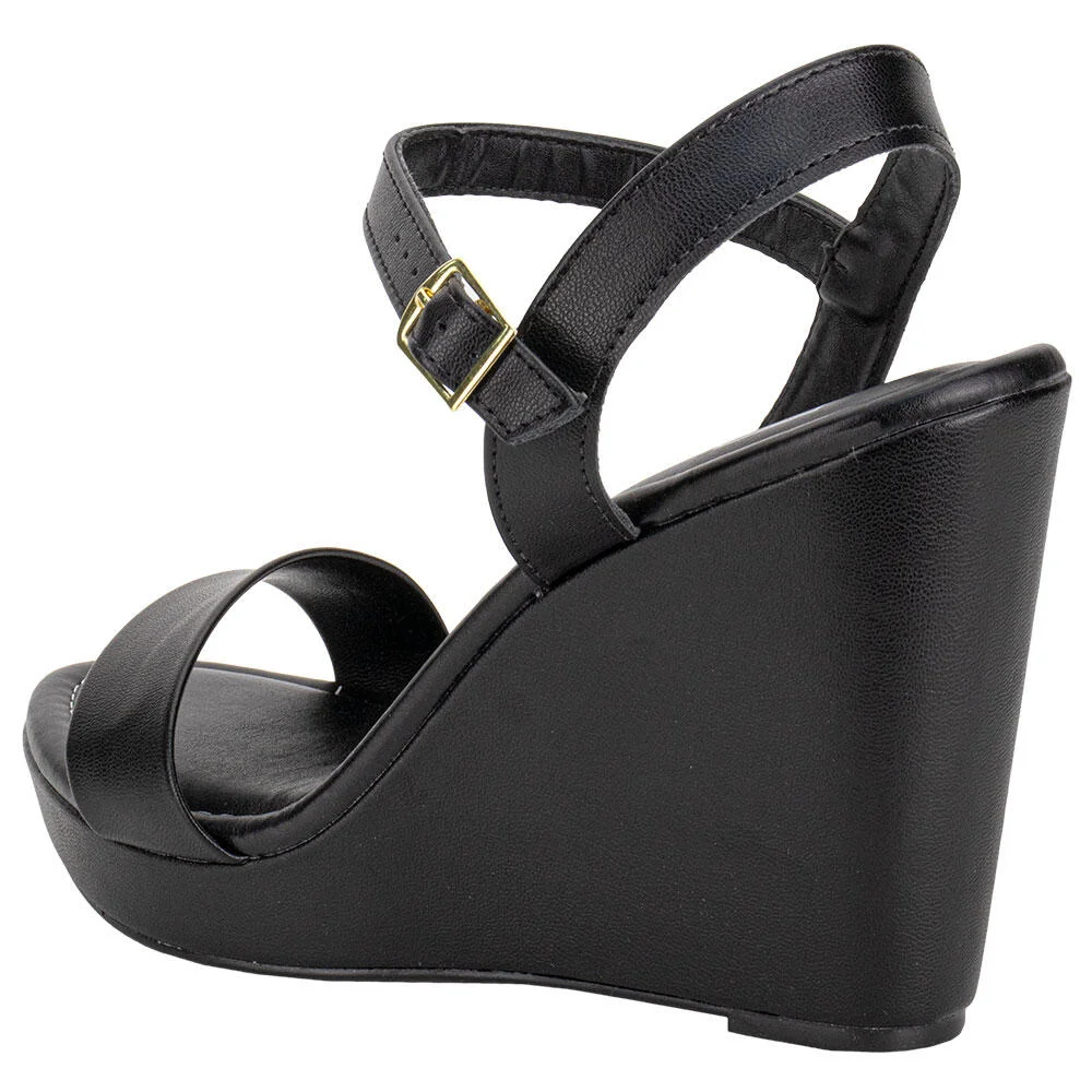 SANDÁLIA FEMININA ANABELA MOLECA 54111502 Preto 3