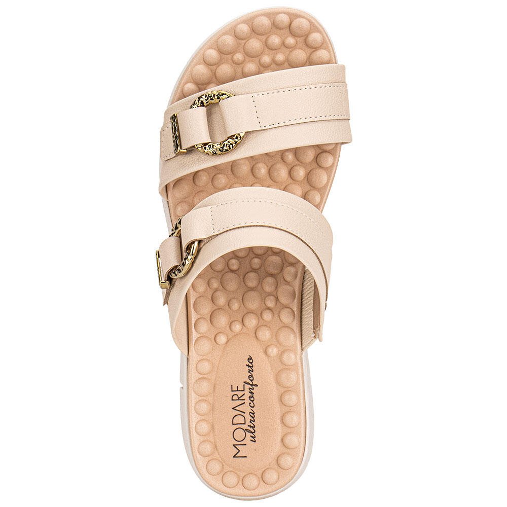 TAMANCO FEMININO FLAT MODARE 7142142 Marfim 5