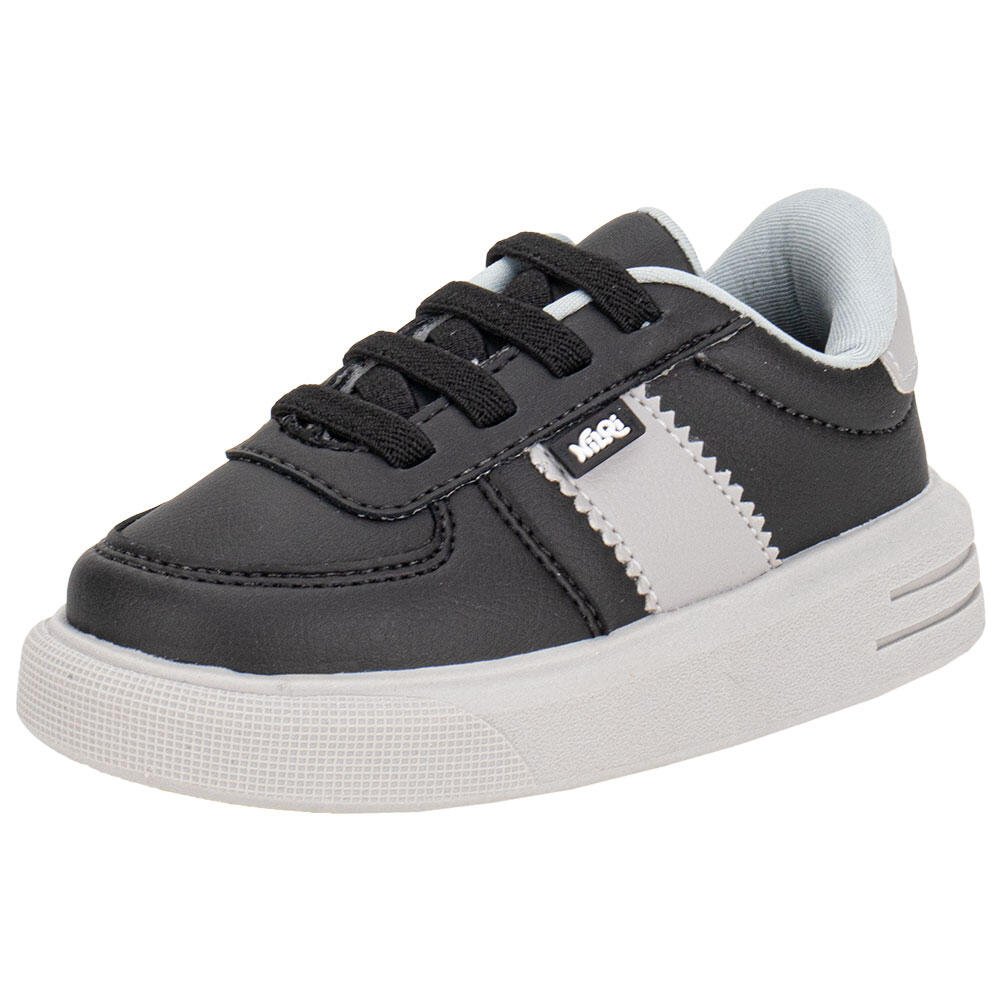 TÊNIS INFANTIL NILQI 23102 Preto/Cinza 1