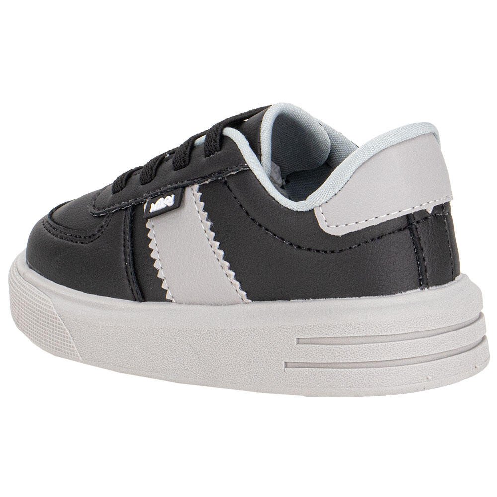 TÊNIS INFANTIL NILQI 23102 Preto/Cinza 3