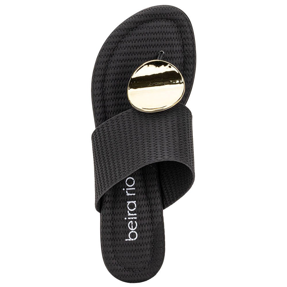 TAMANCO FEMININO FLAT BEIRA RIO 8367757 Preto 5