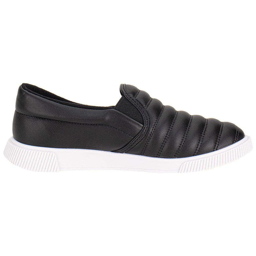 TÊNIS FEMININO SLIP ON MOLECA 5830100 Preto 5