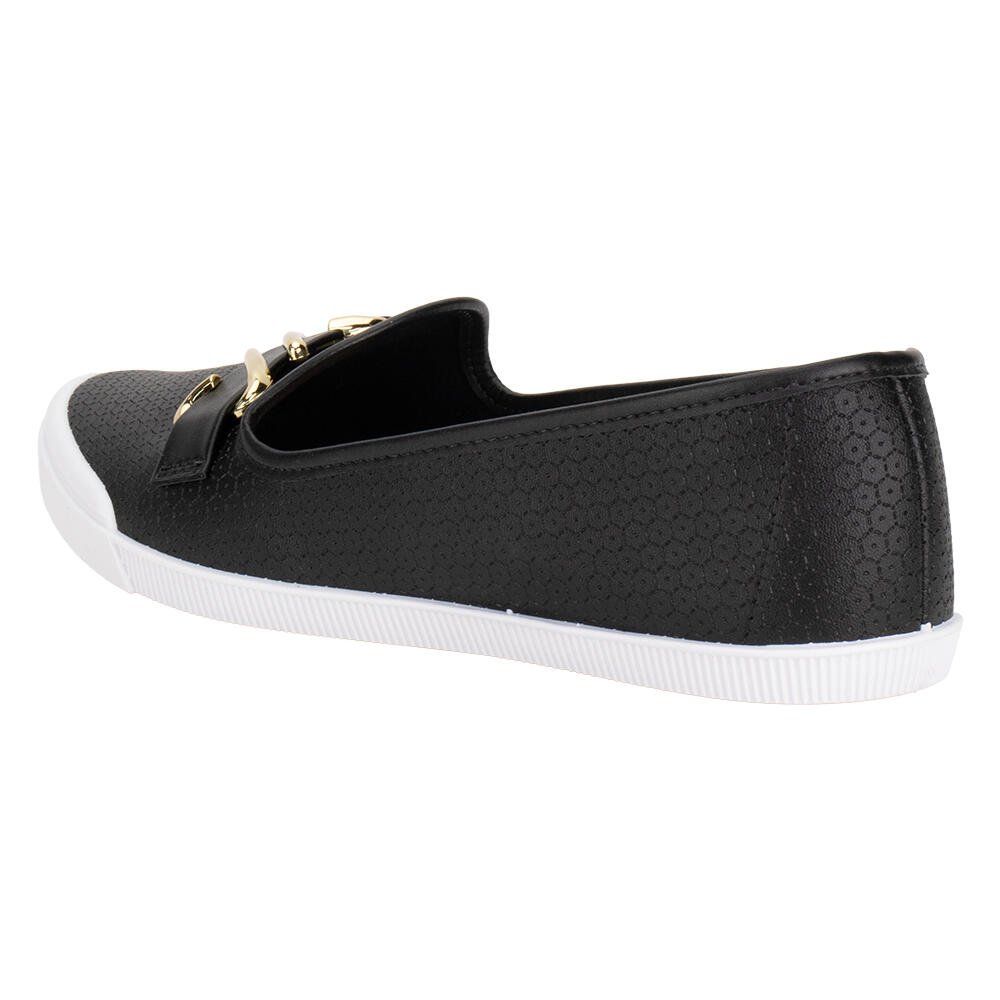 SAPATILHA FEMININA FLAT MOLECA 5109796 Preto 3