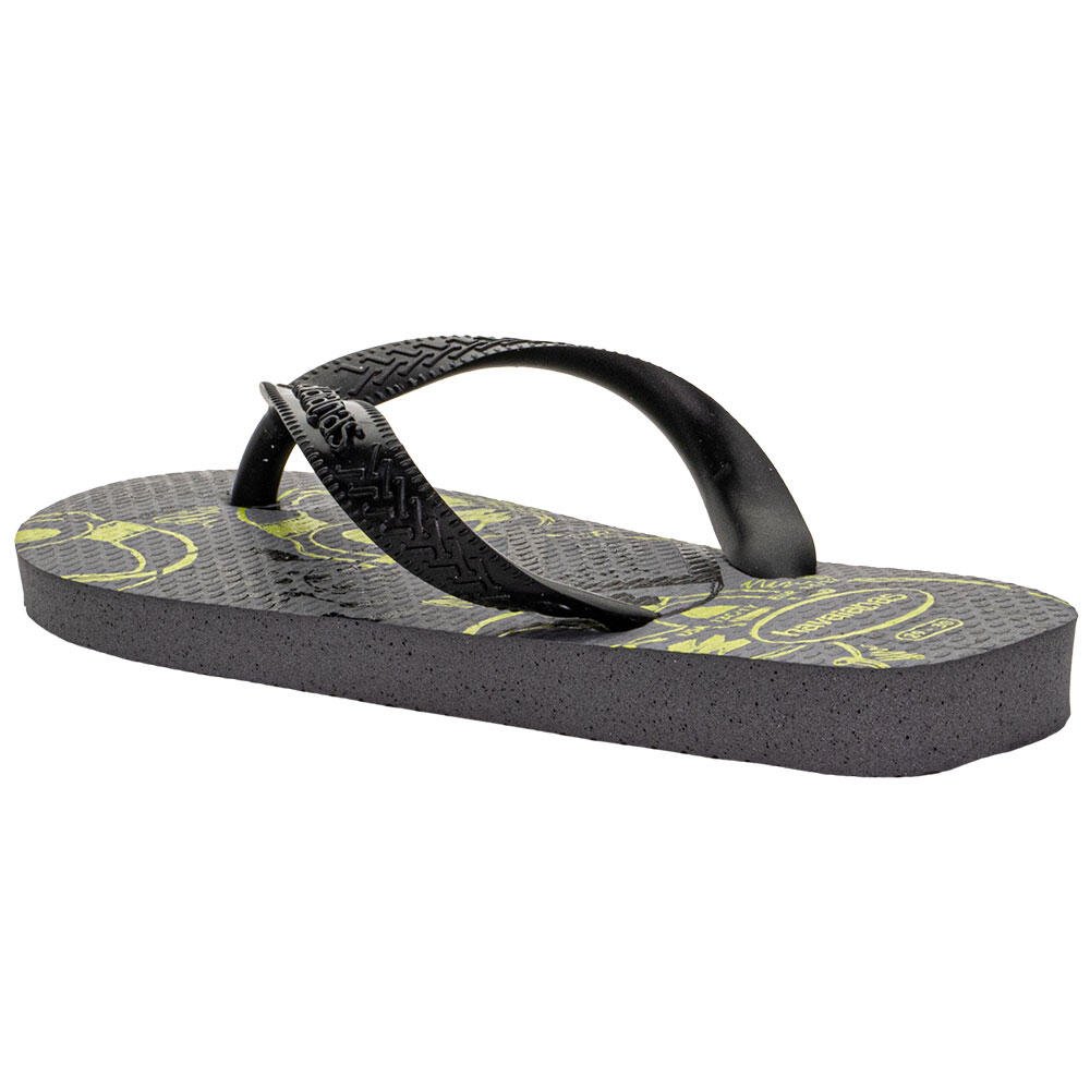 CHINELO INFANTIL ATHLETIC HAVAIANAS 4127273 Cinza/Preto 4