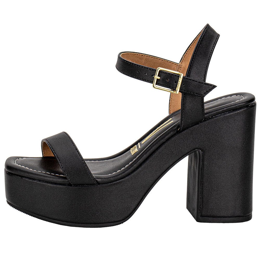 SANDÁLIA FEMININA MEIA PATA VIZZANO 6541100 Preto 2
