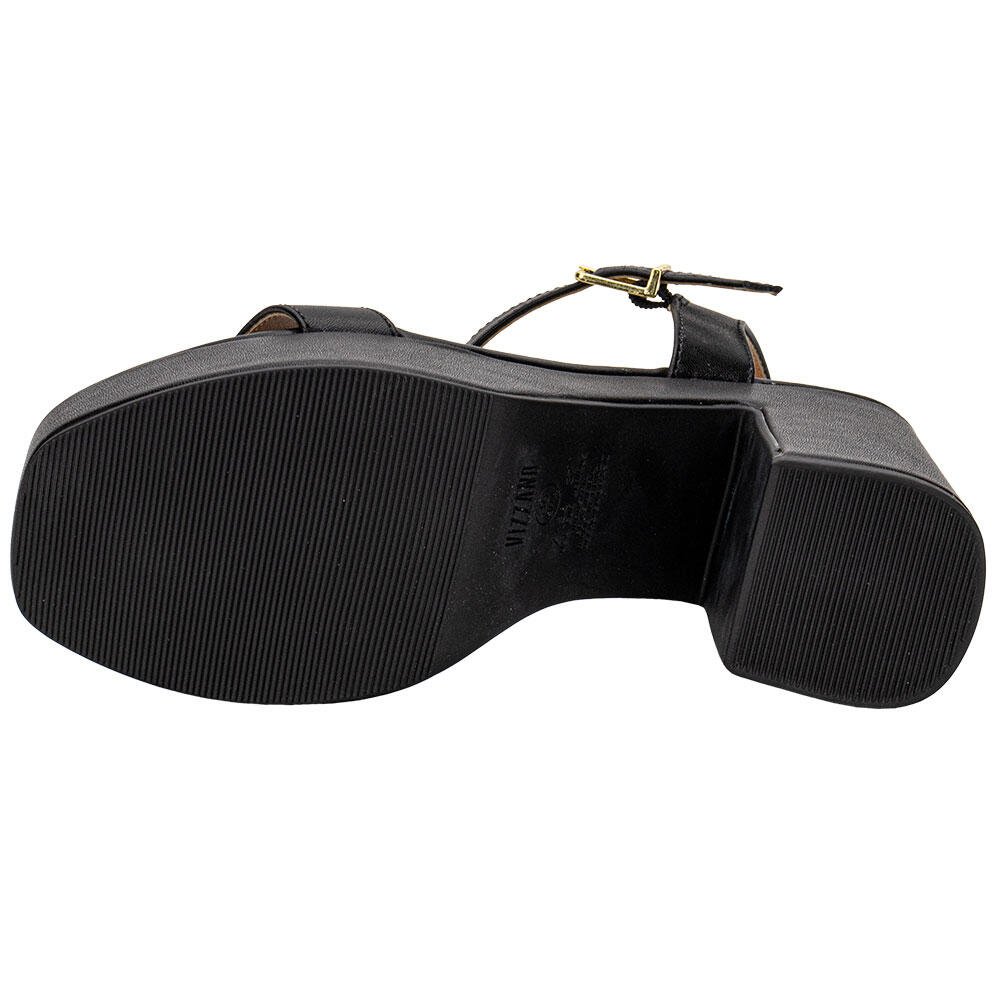 SANDÁLIA FEMININA MEIA PATA VIZZANO 6541100 Preto 4