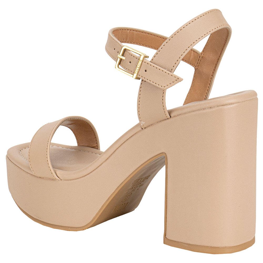 SANDÁLIA FEMININA MEIA PATA VIZZANO 6541100 Bege 3