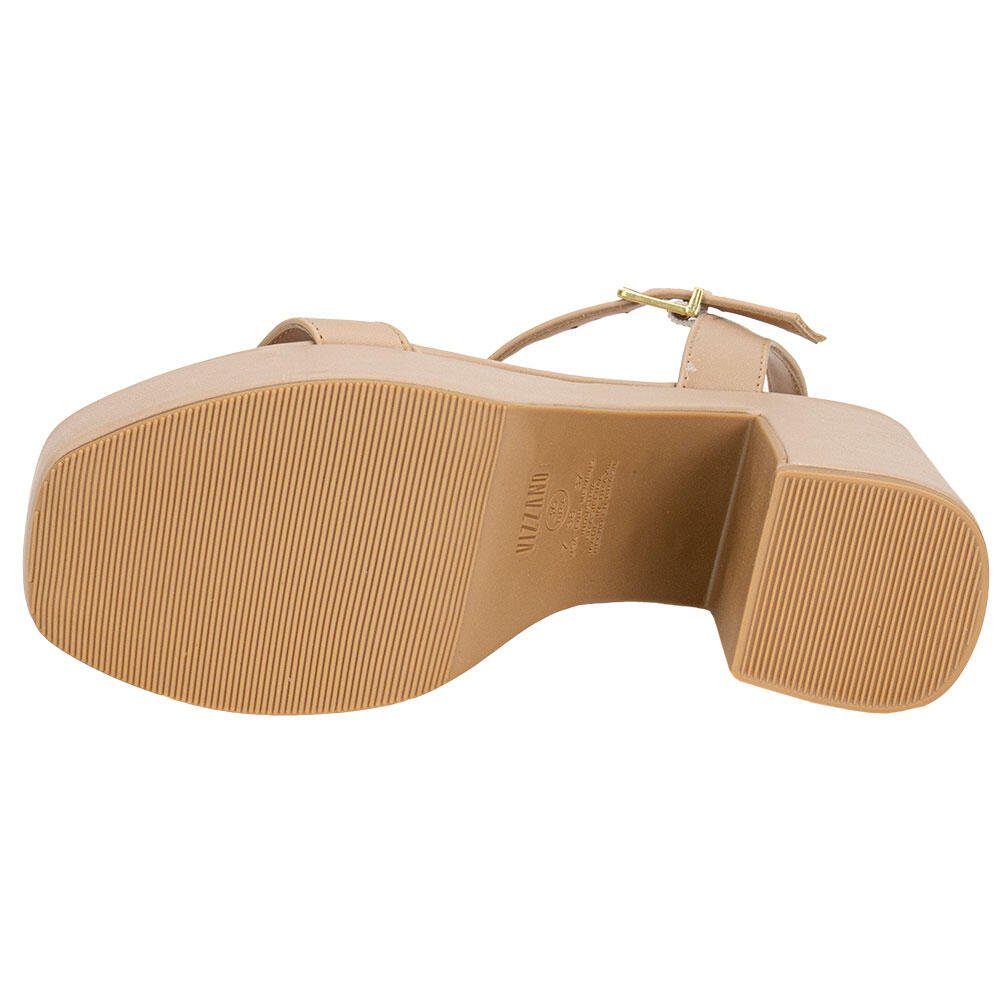SANDÁLIA FEMININA MEIA PATA VIZZANO 6541100 Bege 4