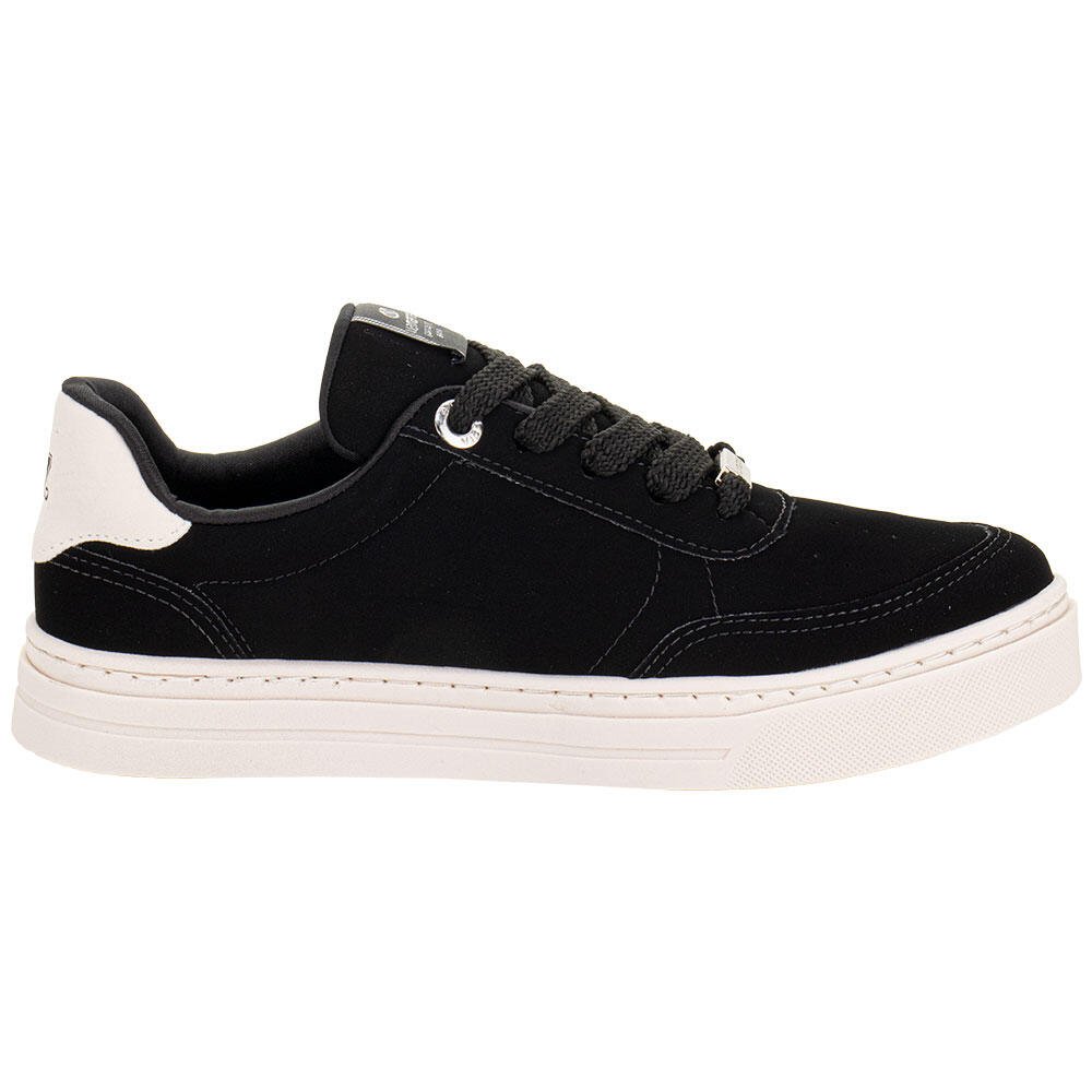 TÊNIS FEMININO CASUAL VIA MARTE 281001 Preto/Bege 5