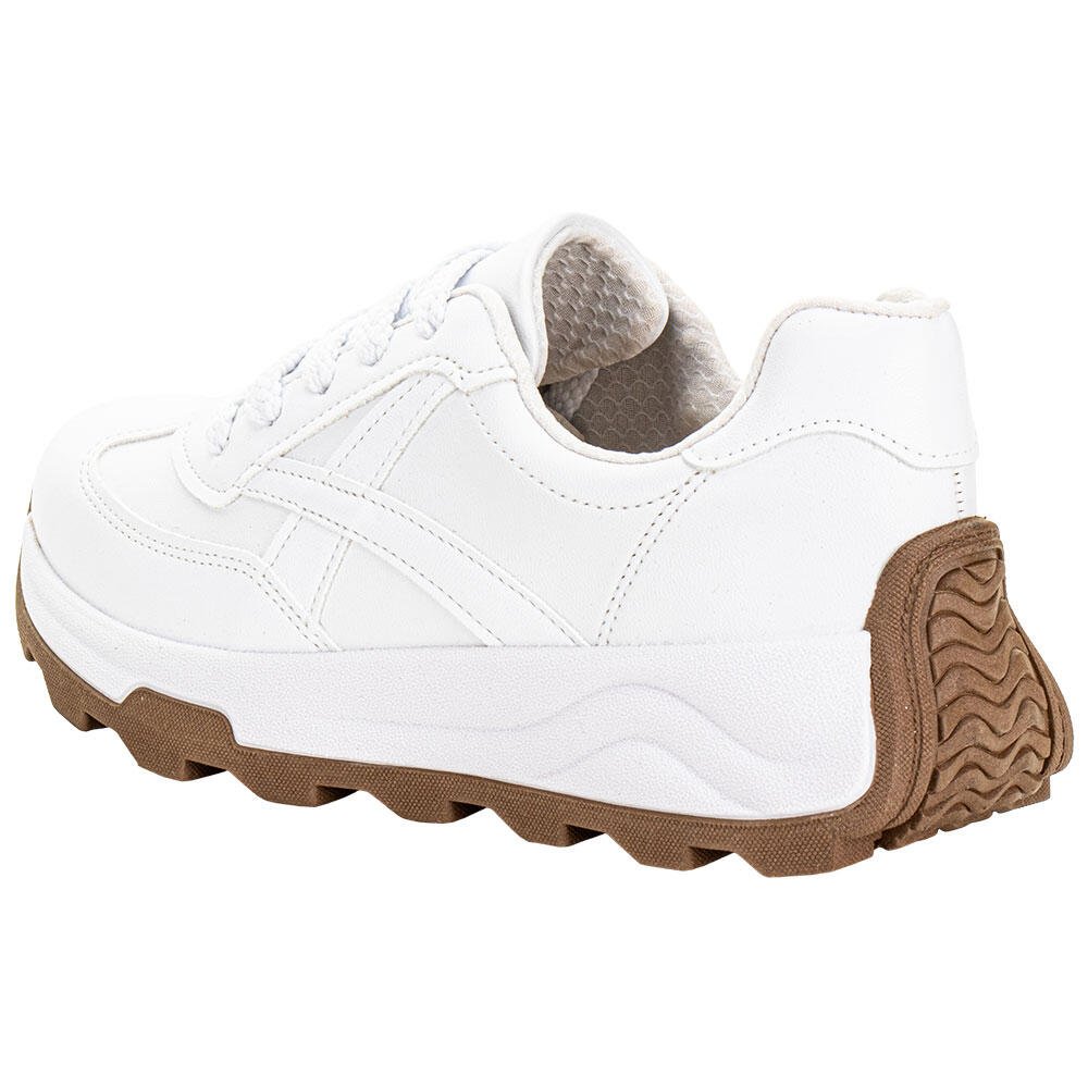 TÊNIS FEMININO CASUAL BEIRA RIO 4328104 Branco 3