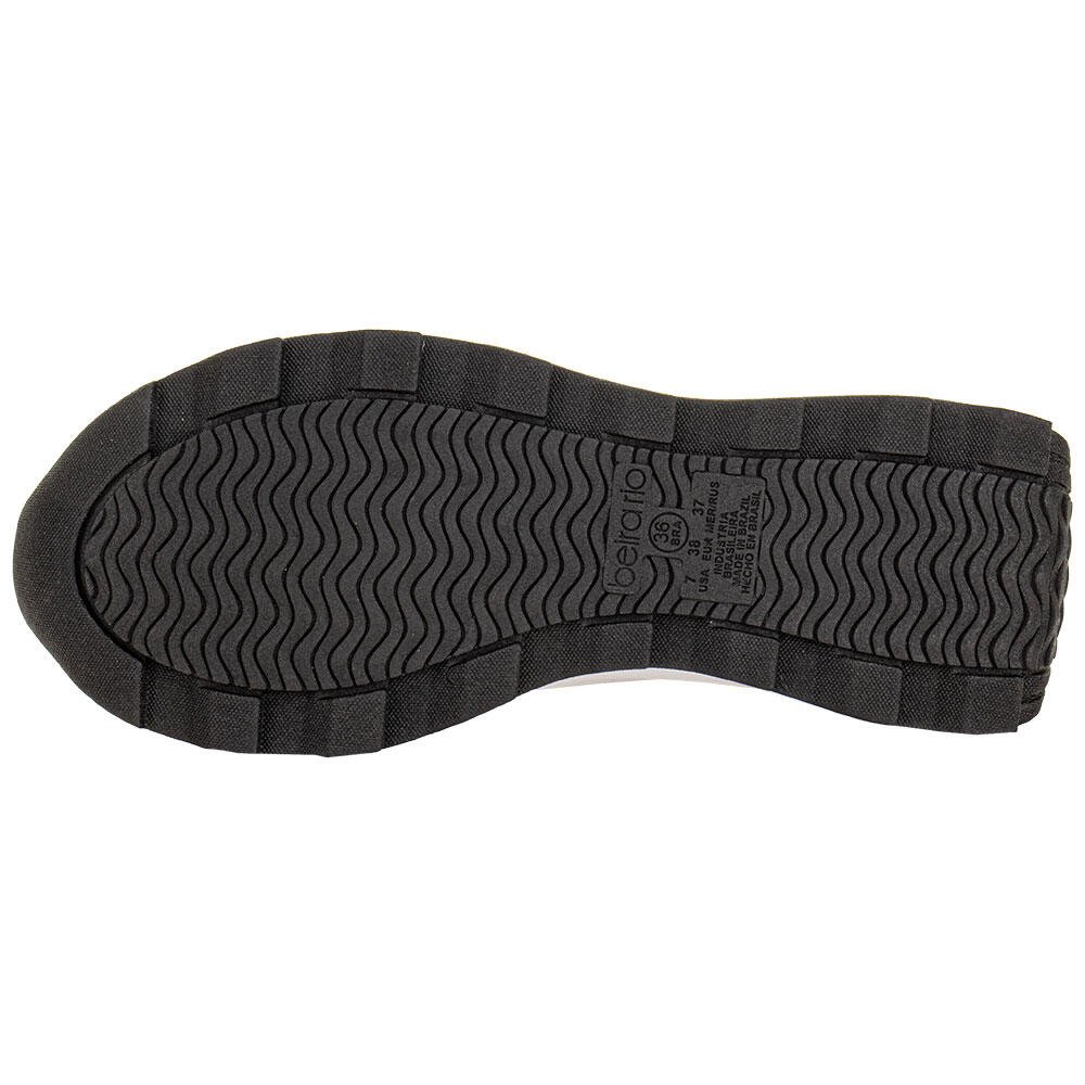 TÊNIS FEMININO CASUAL BEIRA RIO 4328104 Branco/Preto 4