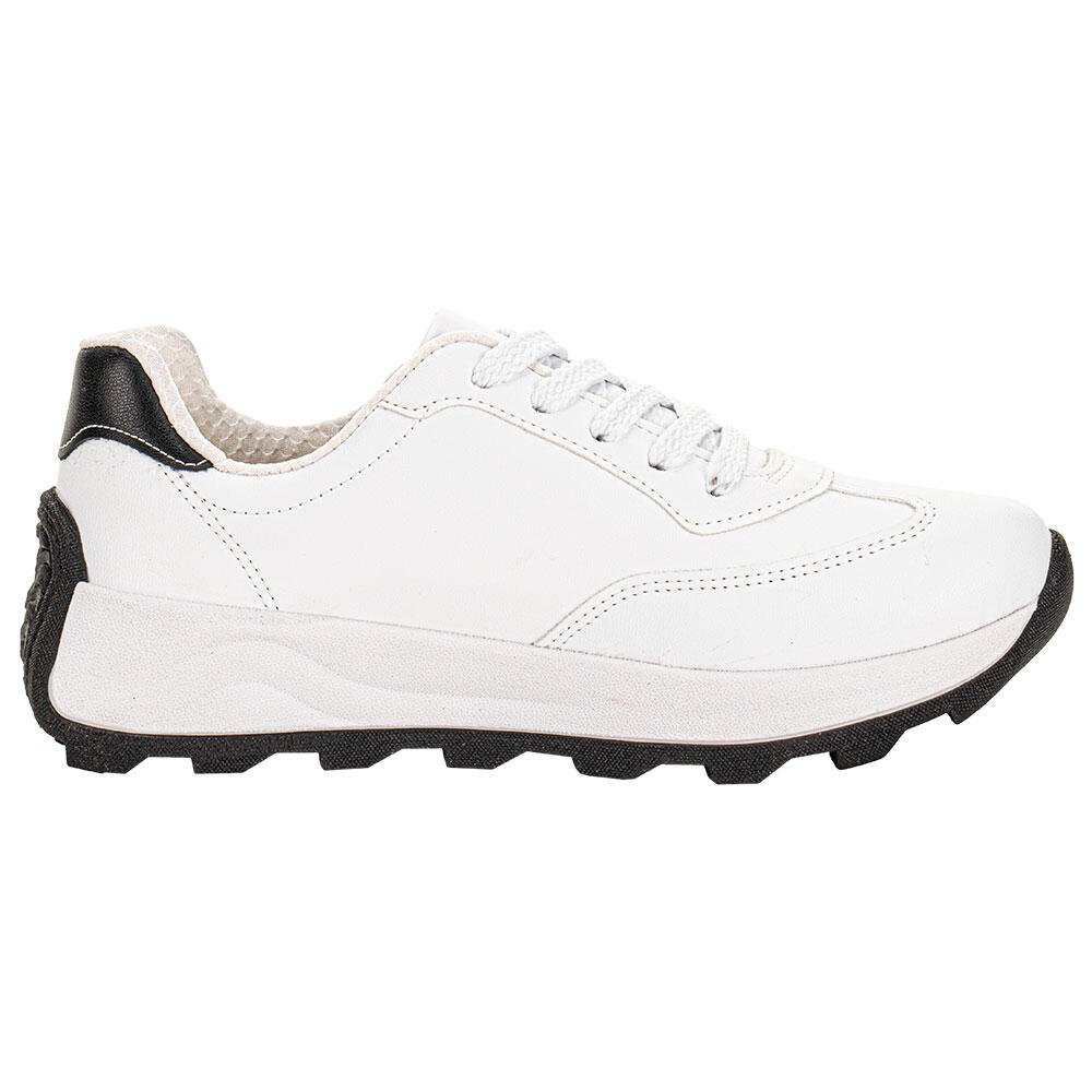 TÊNIS FEMININO CASUAL BEIRA RIO 4328104 Branco/Preto 5