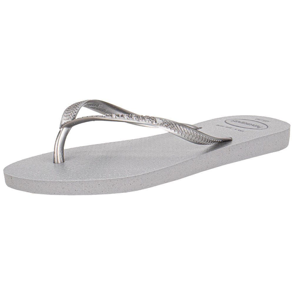 CHINELO FEMININO SLIM GLOSS HAVAIANAS 4145617 Prata 2
