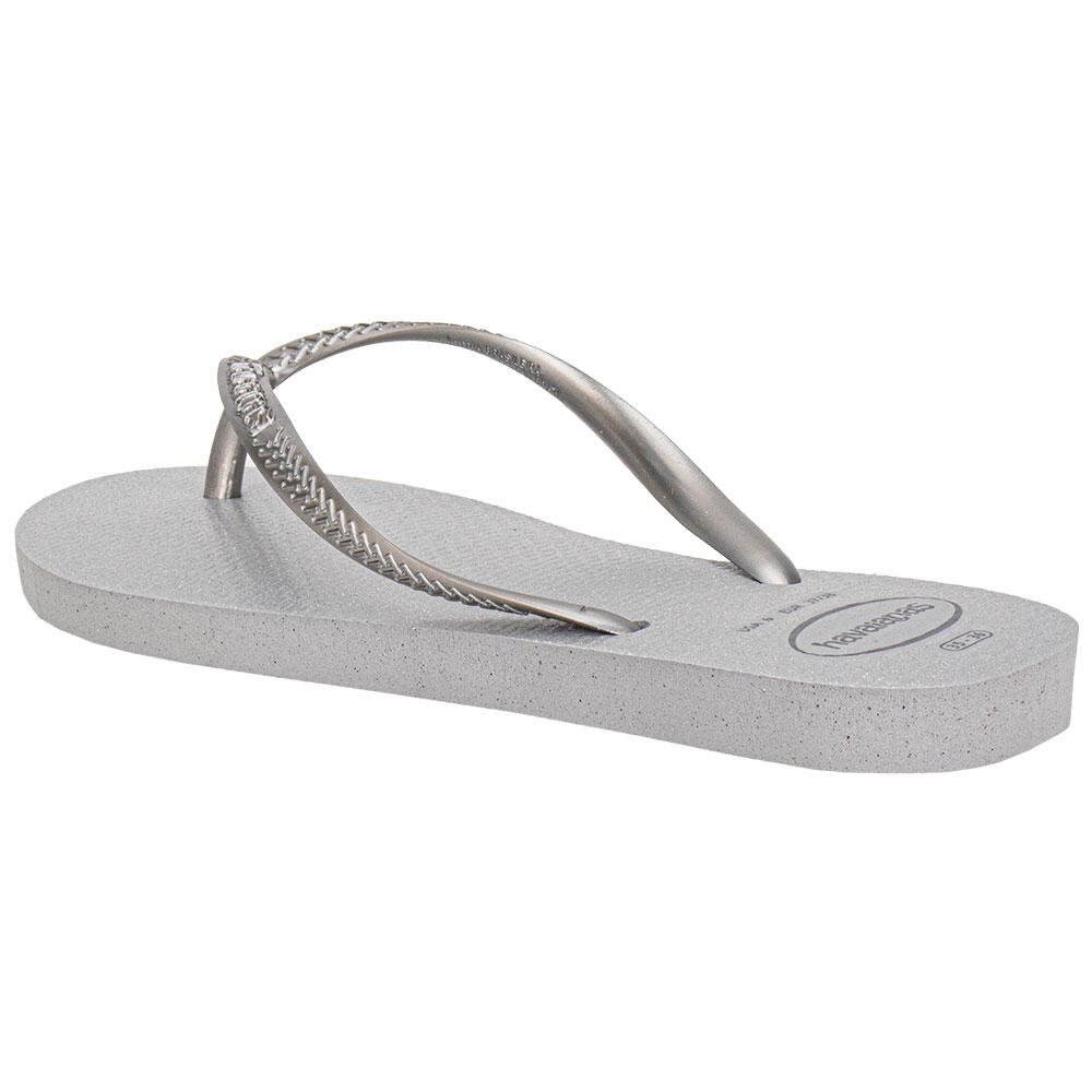 CHINELO FEMININO SLIM GLOSS HAVAIANAS 4145617 Prata 4