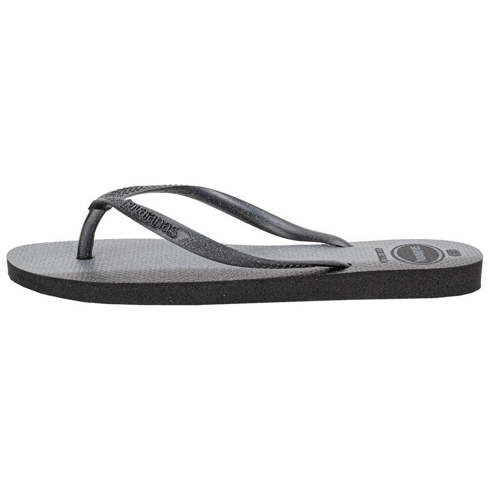 CHINELO FEMININO SLIM GLOSS HAVAIANAS 4145617 Preto/Cinza 3
