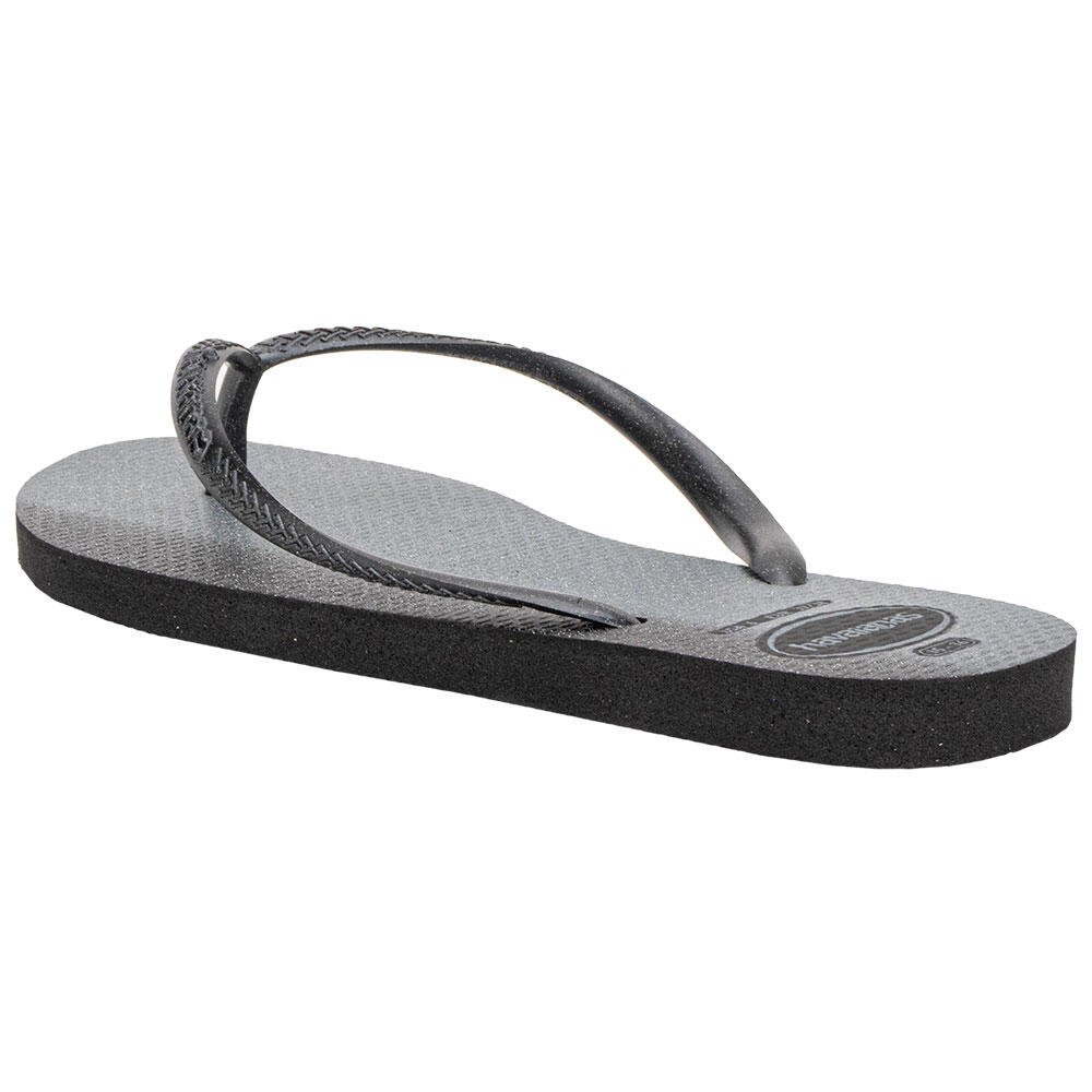 CHINELO FEMININO SLIM GLOSS HAVAIANAS 4145617 Preto/Cinza 4