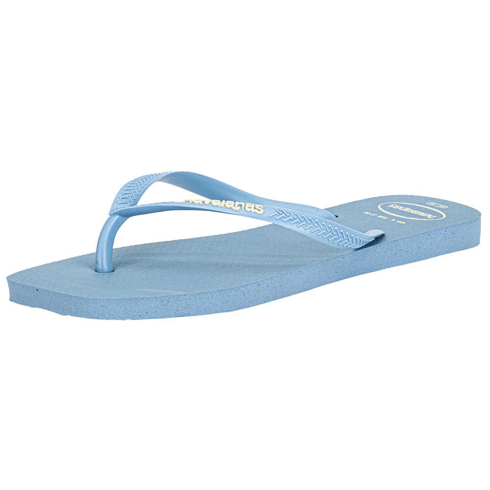 CHINELO FEMININO SLIM SQUARE LOGO POP PUP HAVAIANAS 4148959 Azul 2