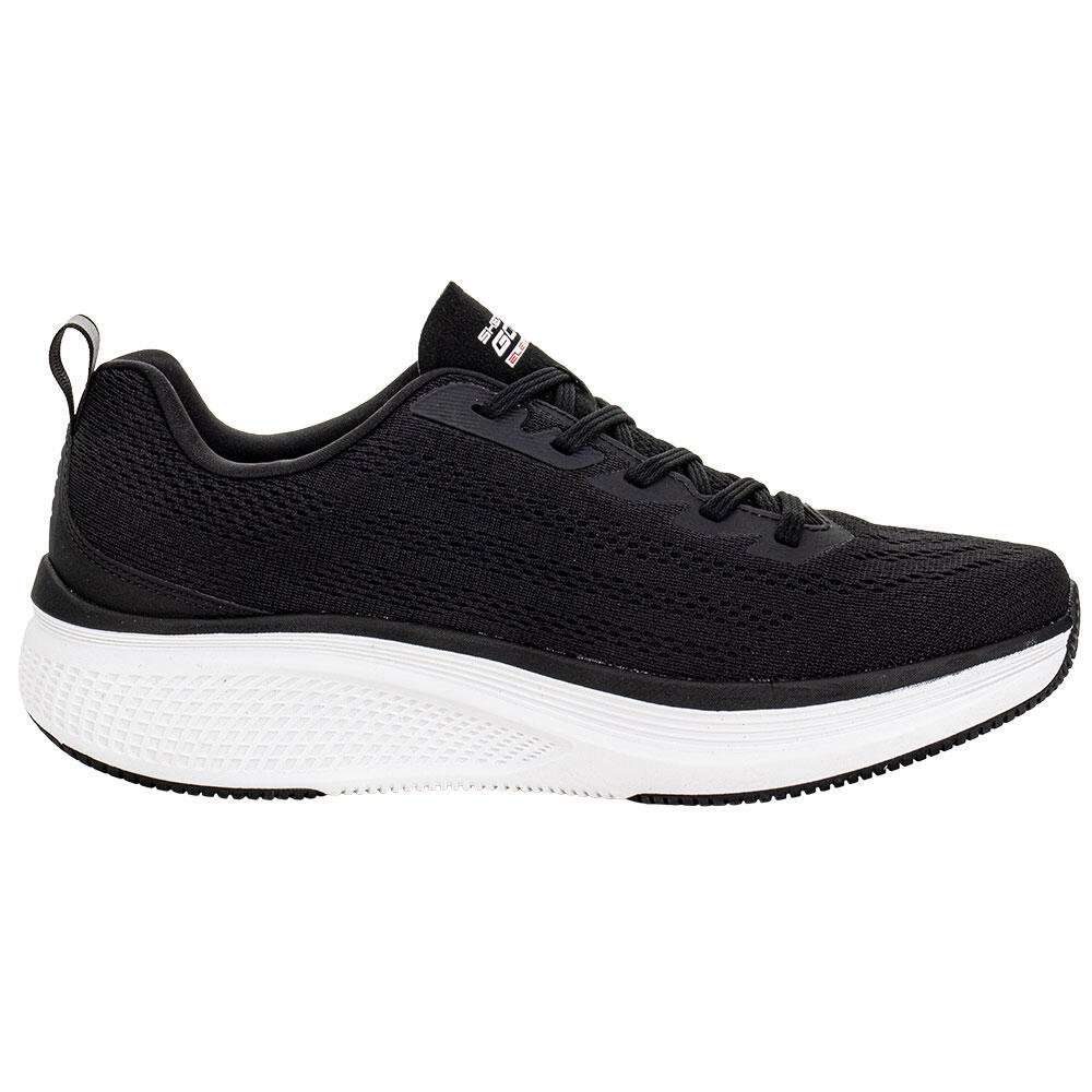 "Tênis Masculino Elevate 2.0 Skechers 220847BR" Preto/Vermelho 5
