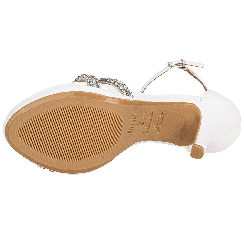 SANDÁLIA FEMININA SALTO FINO VIZZANO 62101044 Branco 4