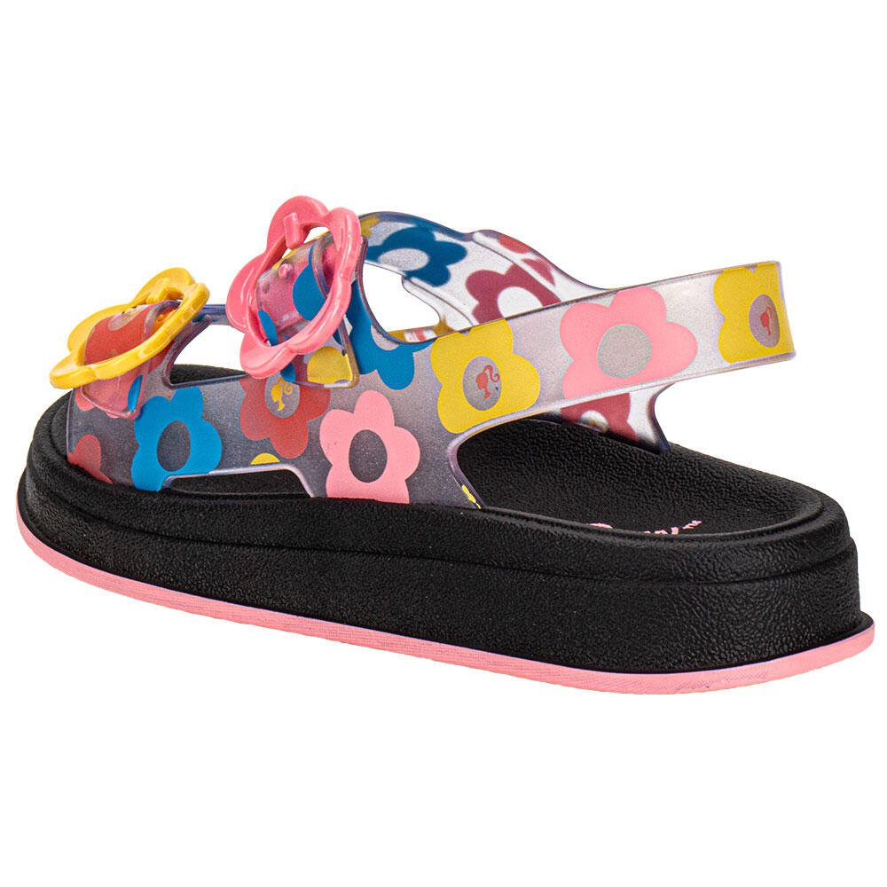 Sandalia Barbie New Style Flat Grendene Kids 23375 Multicores 3