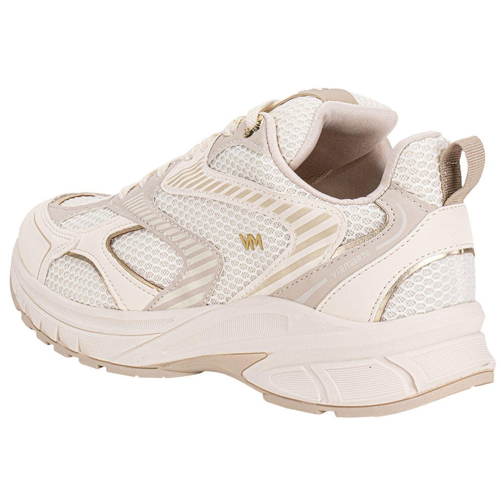 TÊNIS FEMININO VIA MARTE 240010 Marfim 3