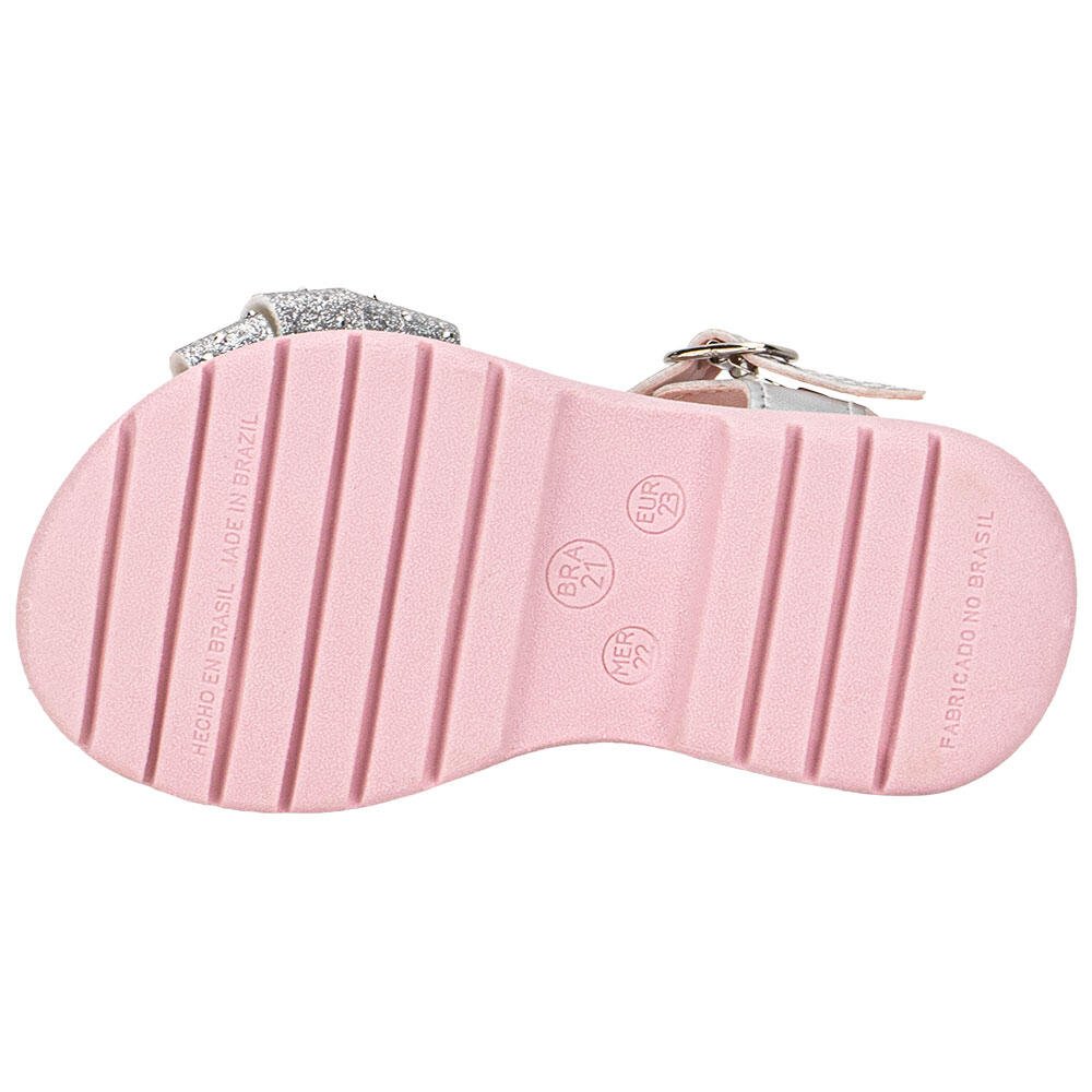 SANDÁLIA INFANTIL LILY KIDS 10171 Prata/Rosa 4