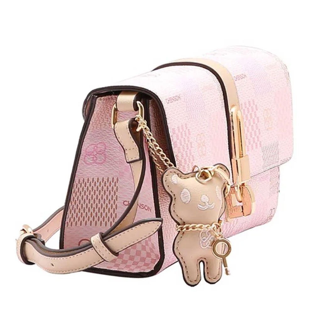 BOLSA FEMININA TRANSVERSAL CHENSON  CG85098 Rosa 2