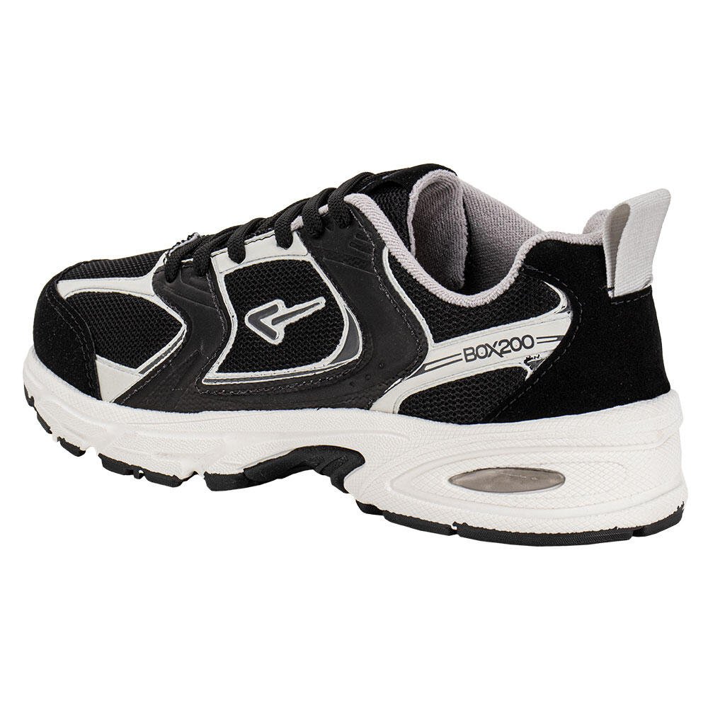 TÊNIS MASCULINO BOX 200 BX2555 Preto/Branco 3