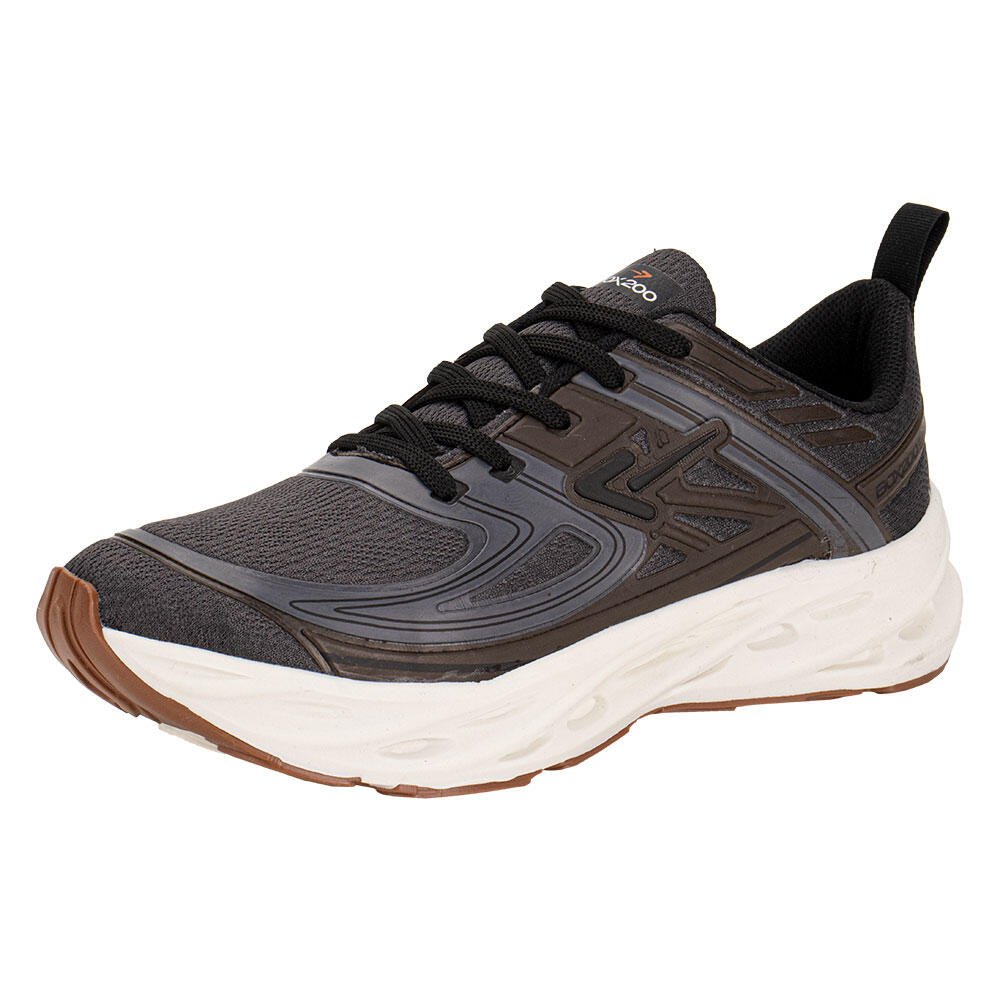 TÊNIS MASCULINO BOX 200 BX2591 Preto/Café 1