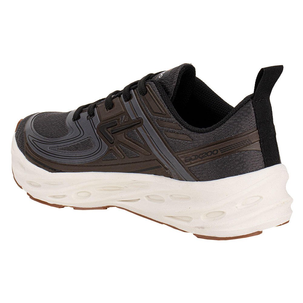 TÊNIS MASCULINO BOX 200 BX2591 Preto/Café 3